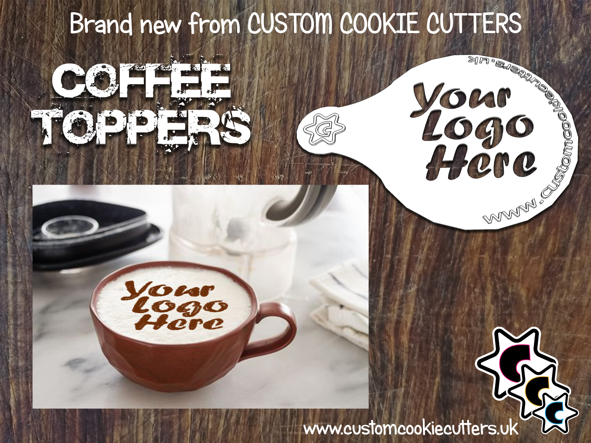 Custom Image / Logo Coffee Topper